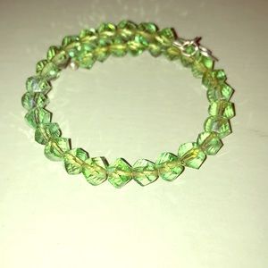 Alex and Ani green beaded wrap